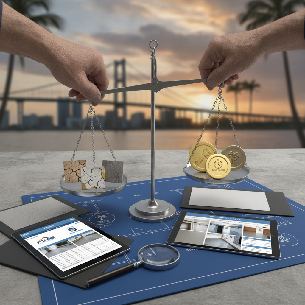How to Compare Epoxy Garage Flooring Contractors in Tampa Bay Without Getting Burned